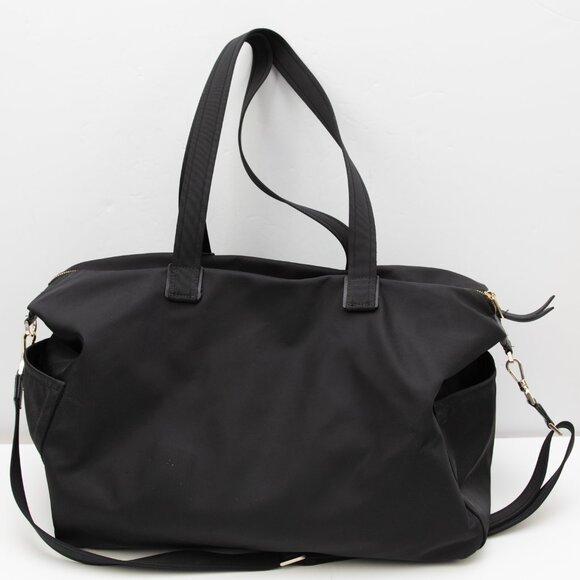 Kate Spade Weekender Tote Bag Nylon Crossbody Travel Bag Black - Picture 2 of 11